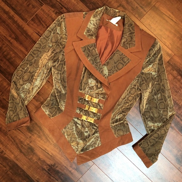 Vintage Glam Rock Jacket Blazer